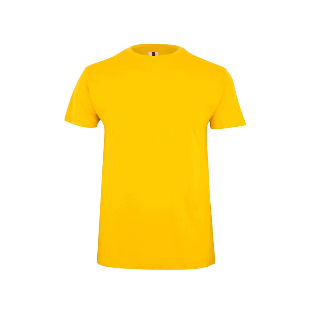 T-Shirt Adulto Algodão 155g Amarelo Tamanho XL