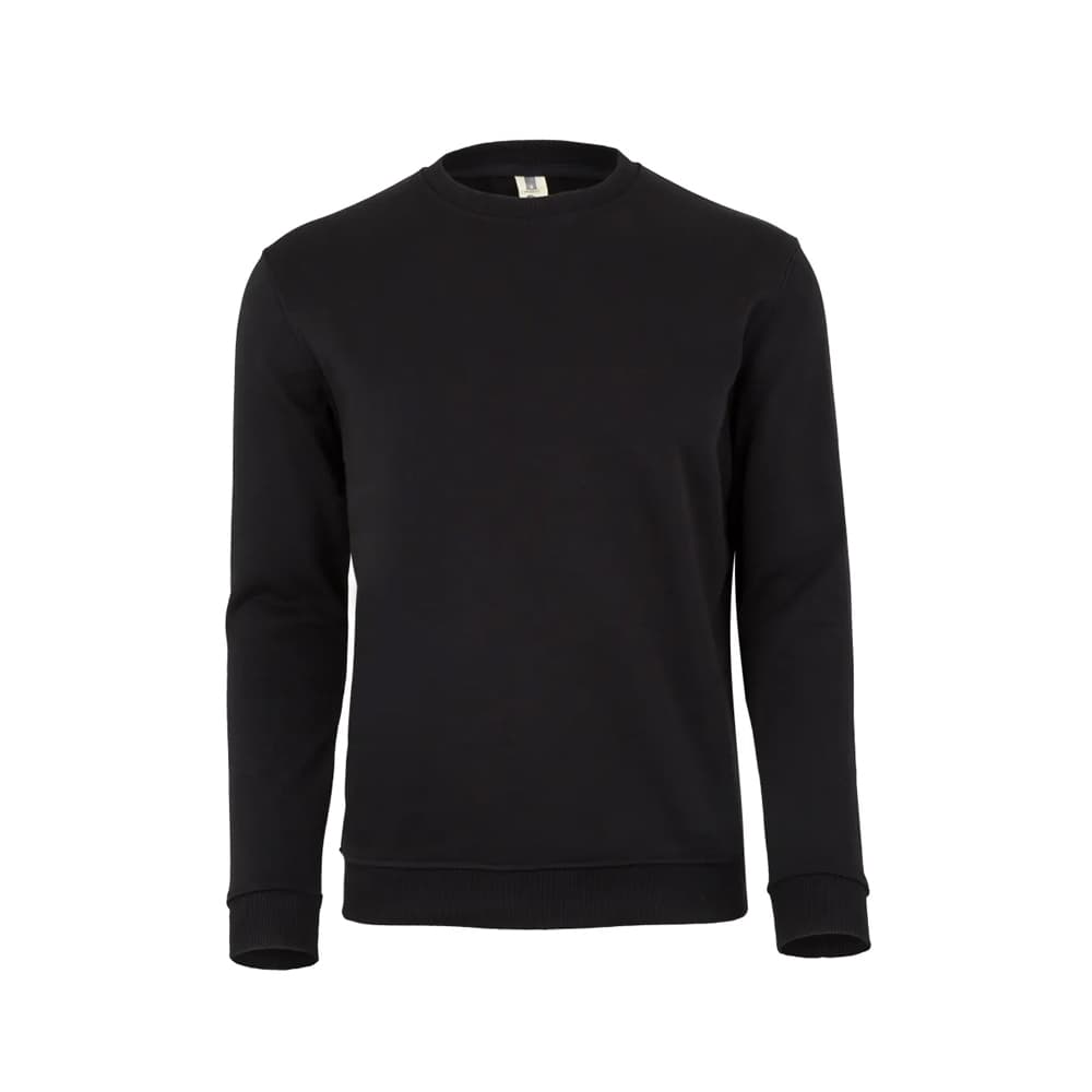 Sweatshirt Decote Redondo Preto Tamanho L