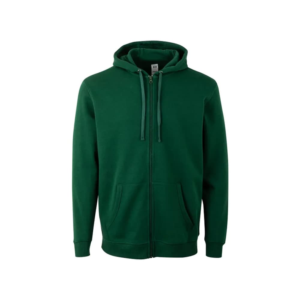 Sweatshirt Algodão 270g Casaco C/Capuz Verde Escuro Tam.XXL