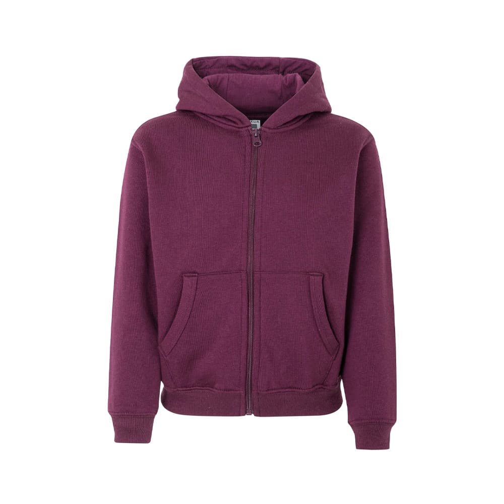 Sweatshirt Kids Algodão 270g Casaco C/Capuz Bordeaux Tam.5/6