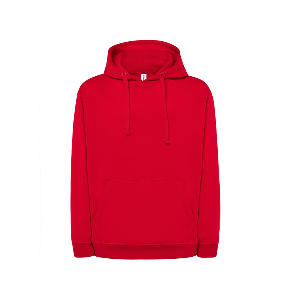 Sweatshirt Algodão 260g Com Capuz Vermelho Tamanho XL