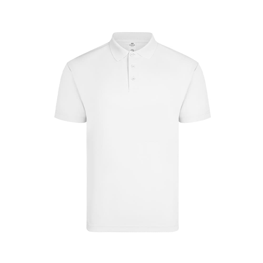 Polo Adulto Manga Curta CoolPass 160g Branco Tamanho S