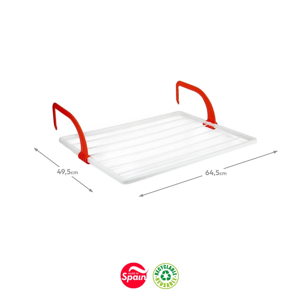 Estendal c/ Suporte 49,5x64,5x16,5cm Branco