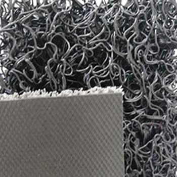 Tapete Malha PVC c/Fundo 14mm Preto Metro Linear