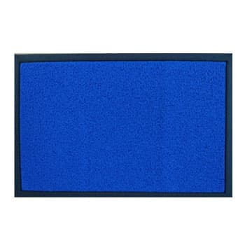 Tapete Malha PVC 40x60cm Rebordo Azul Vinil Esparguete