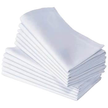 Guardanapos em Tecido 50x50 Branco 1un