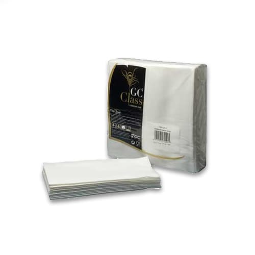 Guardanapos Porta-Talheres 33x40 Branco Airlaid 50un