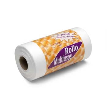 Rolo Pano TNT/AirLaid 37mx27cm 500g Multiusos Branco 1un