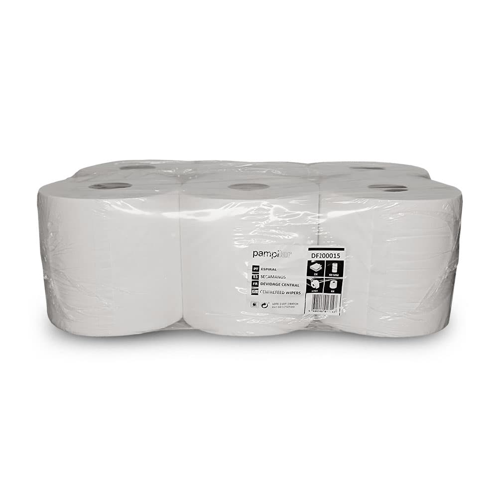 Rolo Espiral 144mx19,2cm 34g 2Fls Pampilar Picotado 6un