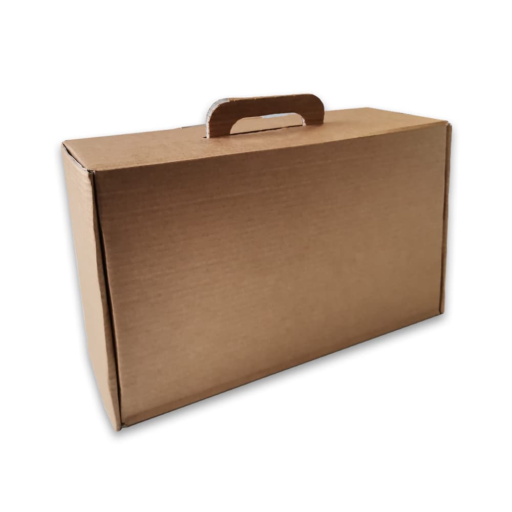 Caixa Auto-Montável 345x197x093mm com Pega Cartão Simples