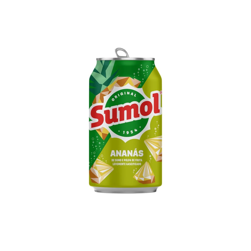 Refrigerante 330ml Com Gás Sumol Ananás Lata 1un