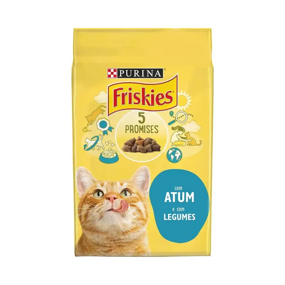 Alimento Seco para Gato Friskies Atum/Legumes Adulto 1,5Kg