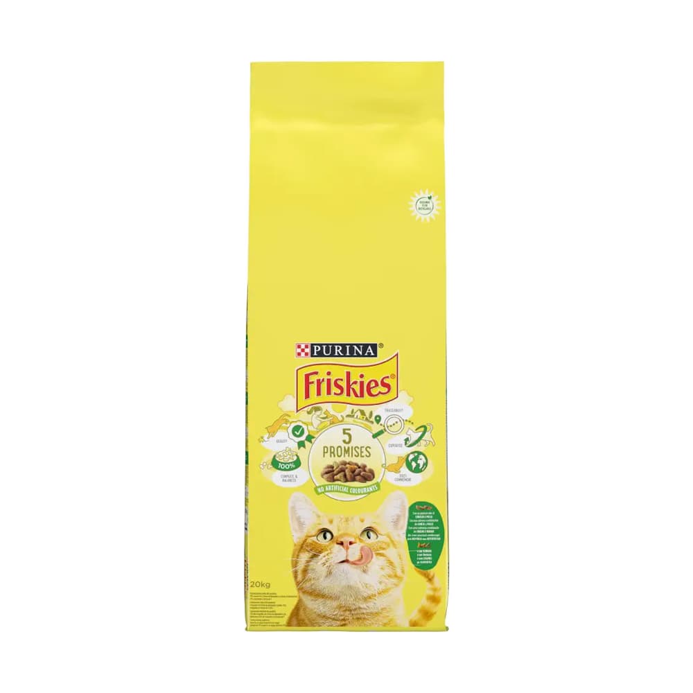 Alimento Seco para Gato Friskies Carne/Legumes Adulto 1,5Kg