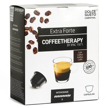 Café Cápsulas p/Dolce Gusto CoffeeTherapy Extra Forte 16un