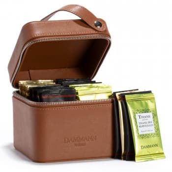 Caixa Coffret Mala Chás 4 Sabores 32 Bolsas Escape