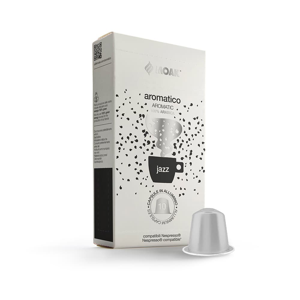 Café Cápsulas p/Nespresso MOAK Arom Jazz 100% Arabica-10un