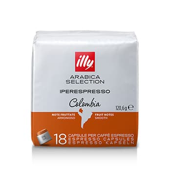 Café Cápsulas IperEspresso ILLY Colômbia Pack 18un