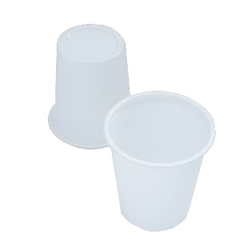 Copos 100ml Plástico 3oz Branco 50un