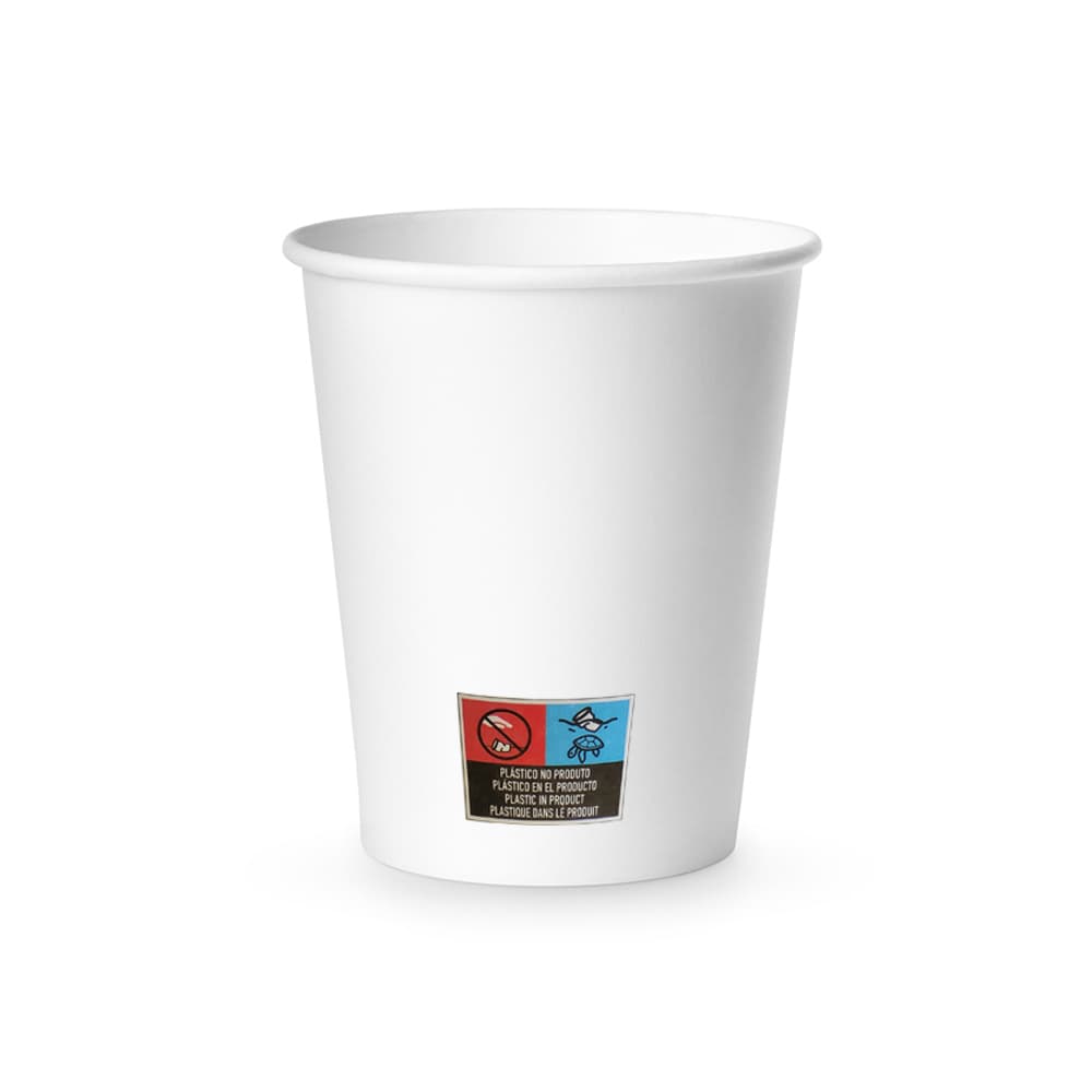 Copos 237ml Papel 8oz Branco 100un