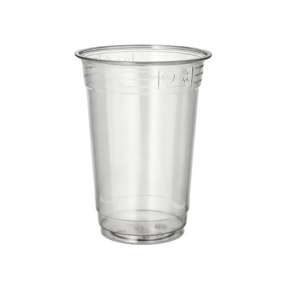 Copos 500ml PET 14,9cm Transparente 50un