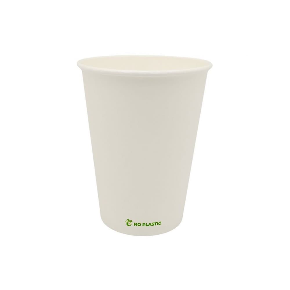 Copos 355ml Papel 12oz Plastic Free Branco 50un