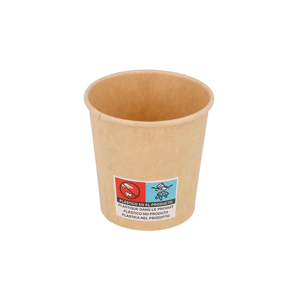 Copos 090ml Cartão Kraft 3oz Bebidas Quentes 50un