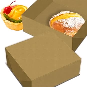 Caixa Cartolina Kraft 12x18x6cm 100un