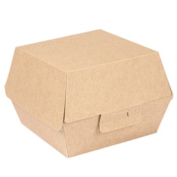 Caixa Hamburguer THEPACK 14,4x13,6x9,2cm Natural 50u