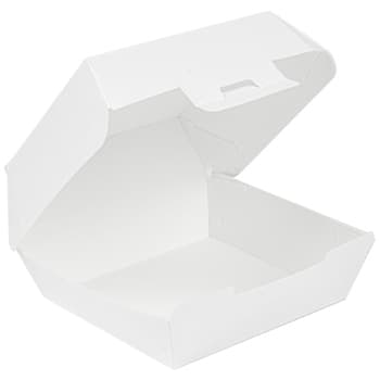Caixa Hamburguer THEPACK 6,2x12,5x13cm Branco 50un