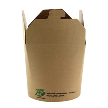 Caixa Cartolina Kraft 09,6x10x8,8cm (Massas) 760ml 25un