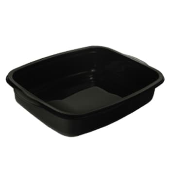 Embalagem Alimentar 1,1L PP s/Tampa Preto 50un