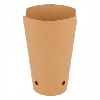 Caixa Cartolina Kraft 08.5x14cm Batatas Fritas 480ml 50un