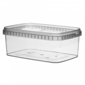 Embalagem Alimentar 1,2L PP Reutilizável c/Tampa 1un