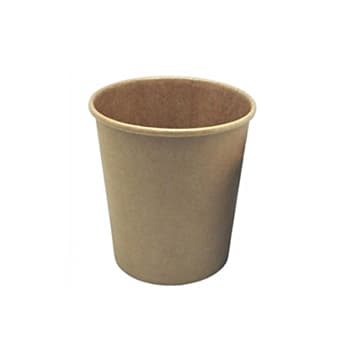 Embalagem Redonda Alimentar 750ml Cartão Kraft s/Tampa 25un