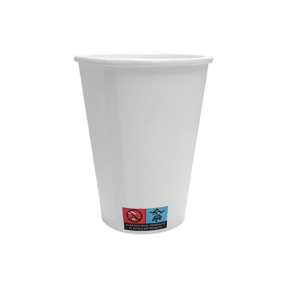 Copos 240ml Papel 8oz Branco 50un
