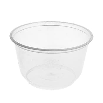 Tigelas 475ml Plástico PP Transparente 50un