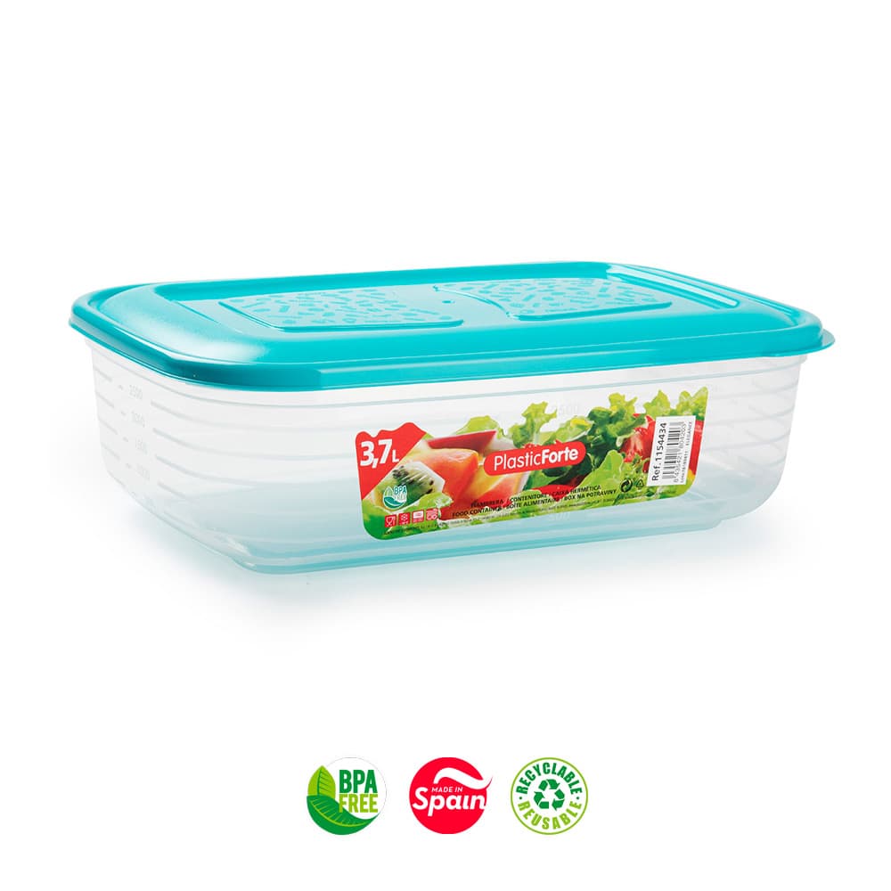 Caixa Hermética Classic Nº8 3700ml Sortido 1un