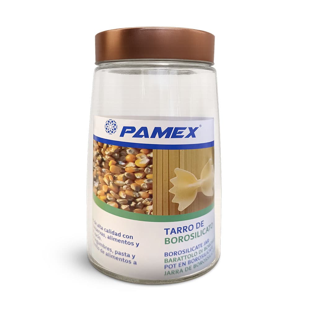 Frasco Vidro 1500ml Tampa Metal