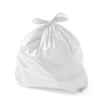 Sacos Lixo 050L 60x80cm 22my Branco 10un