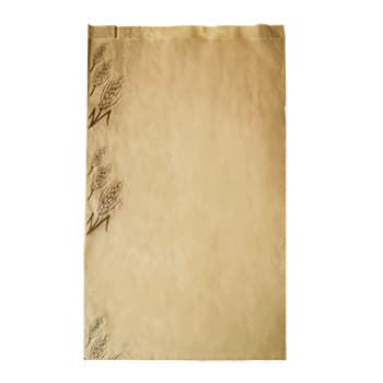 Saco Papel Pão 20x5x32cm 35g Castanho Com Espiga 1000un