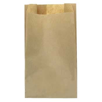 Saco Papel Pão 24x7x42cm 35g Castanho 1000un
