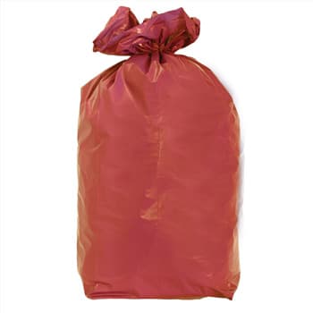 Sacos Lixo 100-120L 85x105cm 15,5my Vermelh 20Kg Carga-20un