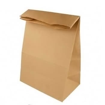 Saco sem Asas 24x14x37cm Papel Kraft 080g 1un