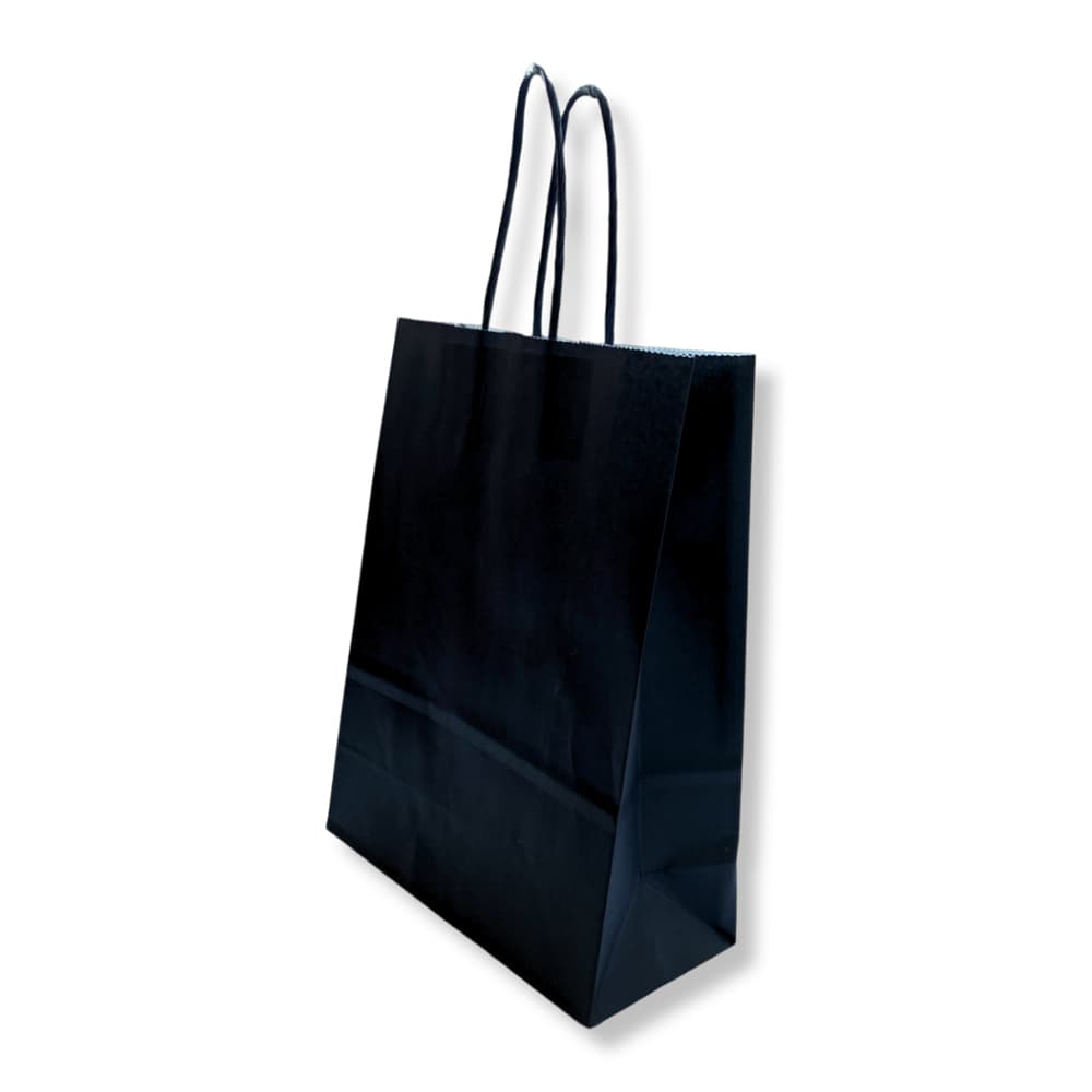 Saco 42x16x49cm Papel 100g c/Asas Preto 1un