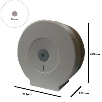 Dispensador Papel Higiénico Jumbo PW-5003 Cinza