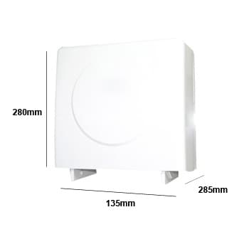 Dispensador Papel Higiénico Jumbo PW-940T Branco