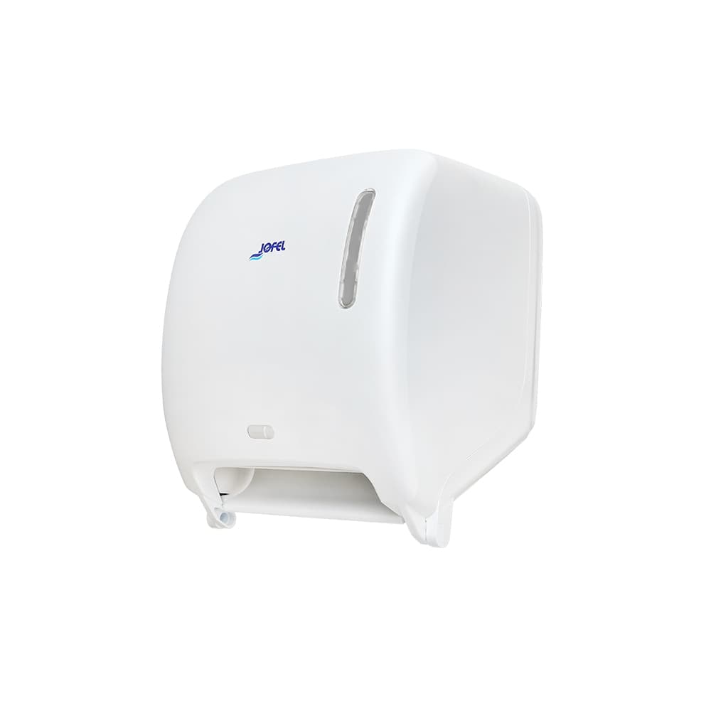 Dispensador Toalhas Rolo c/Sensor Branco Mate