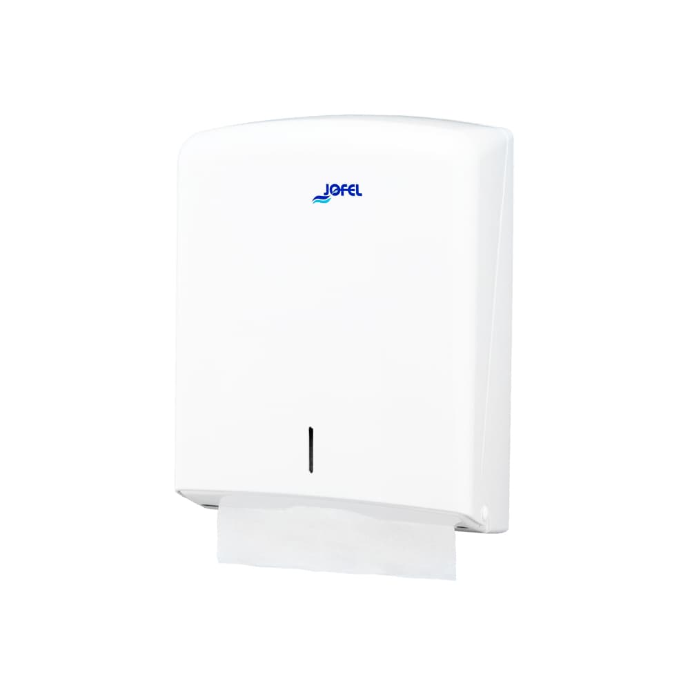 Dispensador Toalhas Mão Zig-Zag  Branco