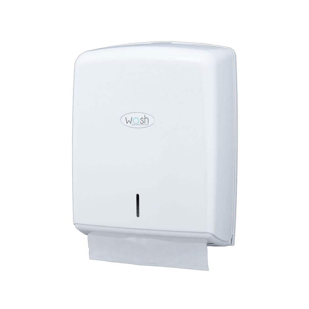 Dispensador Toalhas Mão Zig-Zag Branco