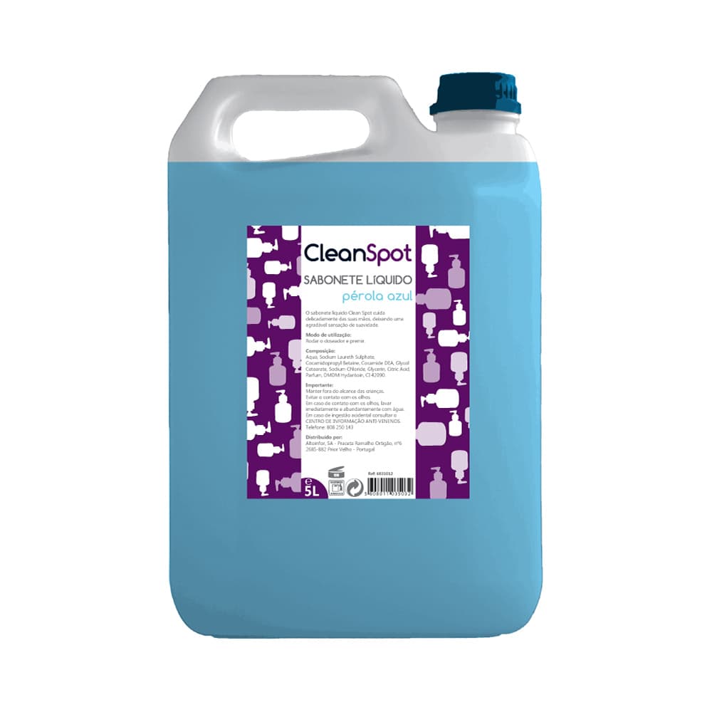 Sabonete Líquido Mãos Cleanspot Pérola Azul 5L